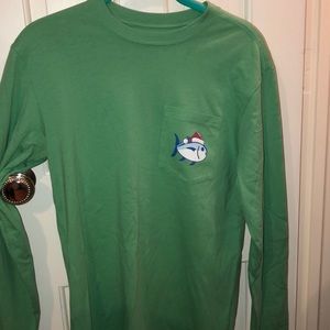 Southern Tide holiday themed long sleeve t shirt